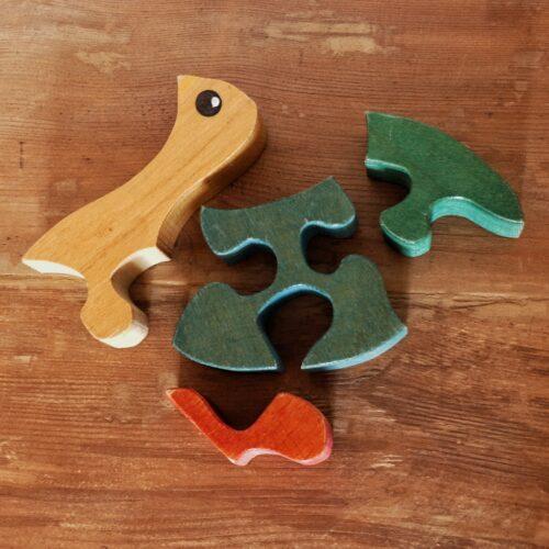 Puzzle 3D oie en bois